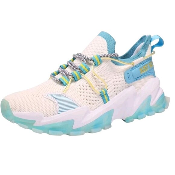 "Just So So" Womens Breathable Mesh Tennis Shoes Size 38/7.5-8 US Sneakers - Picture 1 of 10